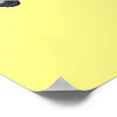 Donkey cartoon illustratie poster (Hoek)