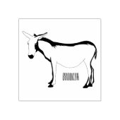 Donkey cartoon illustratie rubberstempel (Afrduk)