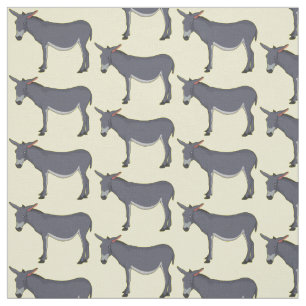 Donkey cartoon illustratie stof