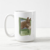 Donkey Cup - Schattige - Gewoon op je wachten - Koffiemok (Links)