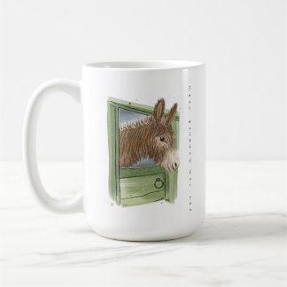Donkey Cup - Schattige - Gewoon op je wachten - Koffiemok
