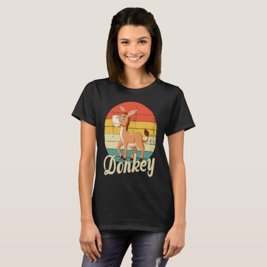 Donkey Cute Donkey T-shirt (Voorkant volledig)