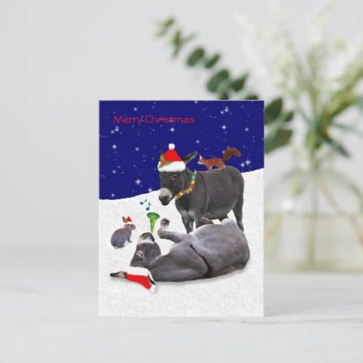 Donkey Daze Briefkaart (Staand voorkant)