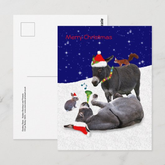 Donkey Daze Briefkaart (Voorkant / Achterkant)