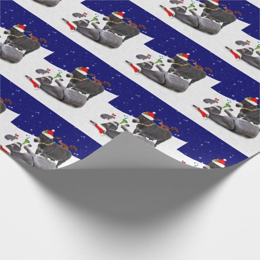 Donkey Daze Wrapping Paper Cadeaupapier (Hoek)