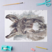 Donkey Decoupage Tissuepapier (Craft)