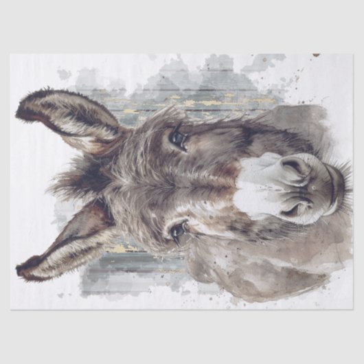 Donkey Decoupage Tissuepapier (Voorkant)