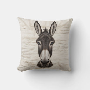 Donkey Delight: Zwart-wit Kilim Kussens