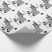 Donkey Design Birthday Cadeaupapier (Hoek)
