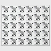 Donkey Design Birthday Cadeaupapier (Vlak)