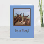 Donkey Double Kaart (Voorkant)