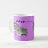 Donkey droomt schattige baby ezel koffiemok (Voorkant links)