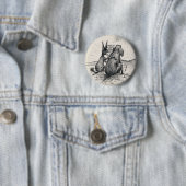 Donkey Elephant Election Pin/ Ronde Button 5,7 Cm (In situ)
