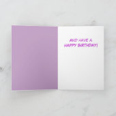 Donkey en Birthday Cake Kaart (Binnen)