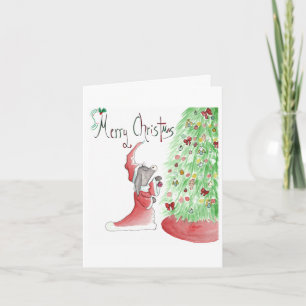 Donkey en boom notitiekaartje