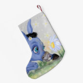 Donkey en Daisy Christmas Stocking Kleine Kerstsok (Achterkant (Hangend))