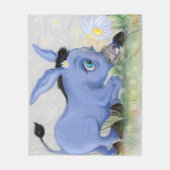 Donkey en Daisy Fleece Blanket (Voorkant)