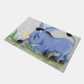 Donkey en Daisy Funny Doormat Deurmat (Schuin)