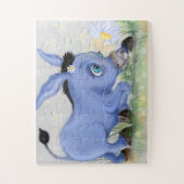 Donkey en Daisy Puzzle Gift - Schilderen Legpuzzel (Verticaal)