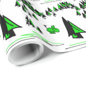 Donkey en kerstboom cadeaupapier (Rol Hoek)