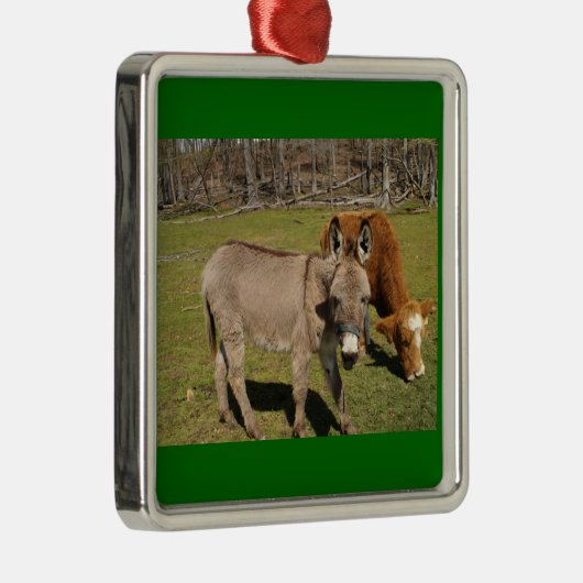 Donkey en Koe Ornament (Rechts)