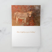 Donkey en Stardust Birthday Kaart (Binnen)