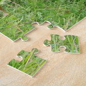 Donkey Farm Animal In Green Pasture Nature Legpuzzel (Zijkant)