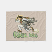 Donkey Fleece Deken (Voorkant (Horizontaal))