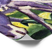 Donkey frieze door Franz Marc Poster (Hoek)