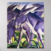Donkey frieze door Franz Marc Poster (Voorkant)