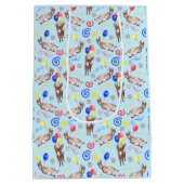 Donkey Gift Bag in Blue Medium Cadeauzakje (Achterkant)