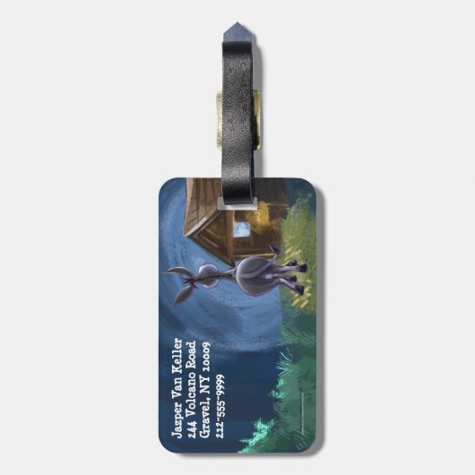 Donkey Gifts & Accessoires Bagagelabel (Achterkant verticaal)