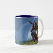 Donkey Gifts & Accessoires Tweekleurige Koffiemok (Voorkant rechts)