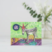 Donkey Happy Birthday Kaart (Staand voorkant)