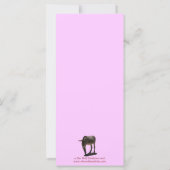 Donkey heeft Funny Tail Cute Children's Bladwijzer (Achterkant)