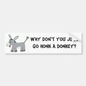 Donkey Honk Bumpersticker (Voorkant)