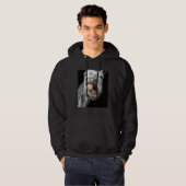 Donkey Horse Face Showing Off Cute and  Face Anima Hoodie (Voorkant volledig)