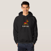 Donkey I'd Hit That Mexican Theme Pinata Party Gam Hoodie (Voorkant volledig)