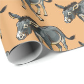 donkey-illustratie cadeaupapier (Rol Hoek)