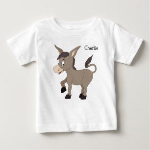 Donkey Illustraties aangepaste naam kleding