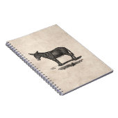  Donkey Illustration - Donkeys 1800 Notitieboek (Rechterzijde)