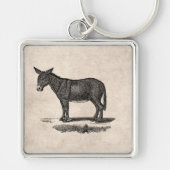 Donkey Illustration - Donkeys 1800 Sleutelhanger (Voorkant)
