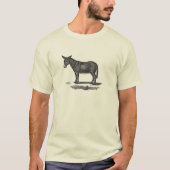  Donkey Illustration - Donkeys 1800 T-shirt (Voorkant)