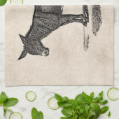  Donkey Illustration - Donkeys 1800 Theedoek (Gevouwen)