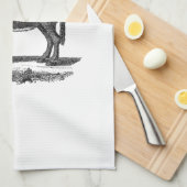 Donkey Illustration - Donkeys 1800 Theedoek (Quarter Fold)