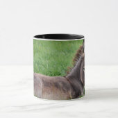 Donkey in de gras mok (Midden)