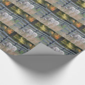 Donkey in een herfst veld cadeaupapier (Hoek)