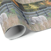 Donkey in een herfst veld cadeaupapier (Rol Hoek)