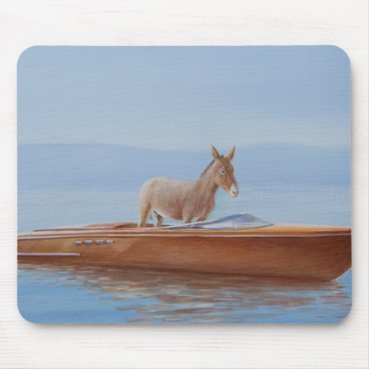 Donkey in een Riva 2010 Muismat (Voorkant)