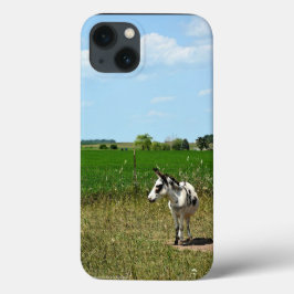 Donkey in een veld Case-Mate iPhone case